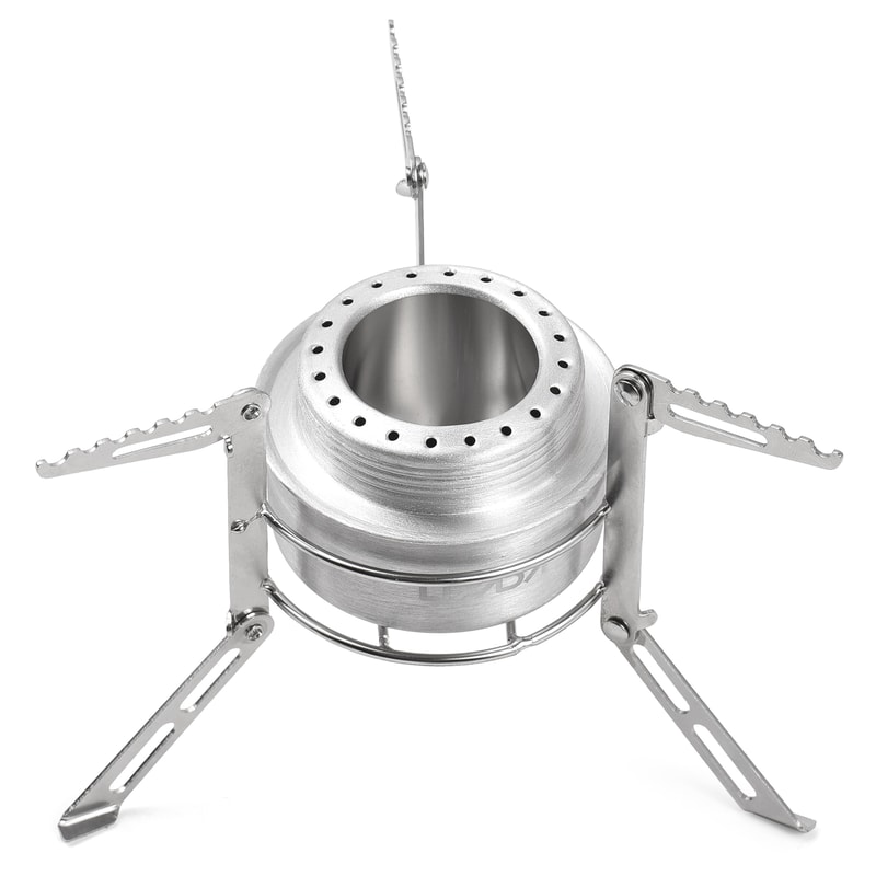 Compact Mini Backpacking Stove With Aluminum Alcohol Burner For Camping Hiking 2