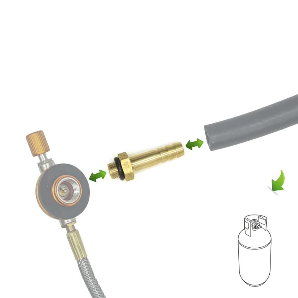 Premium Outdoor Camping Gas Stove Adapter Connector For LPG Cylinders 2