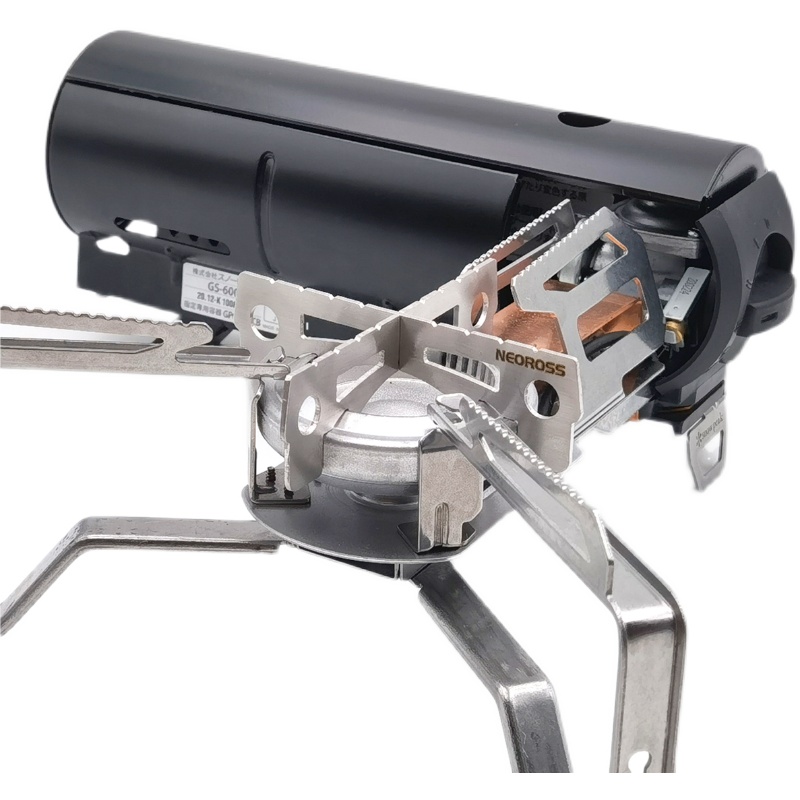 Stainless Steel Camping Stove Rack Portable Stove Stand With Storage Bag 5