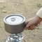 Titanium Camping Pot Foldable Lunch Box Ultralight Cookware For Hiking And Backpacking 5
