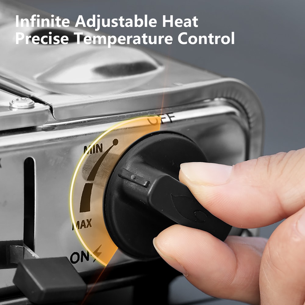 Portable Camping Infrared Burner Stove Windproof Cassette Gas Cooker 3