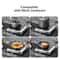 Portable Camping Infrared Burner Stove Windproof Cassette Gas Cooker 6