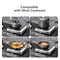 Portable Camping Infrared Burner Stove Windproof Cassette Gas Cooker 6