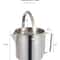 Camping Kettle Stainless Steel Outdoor Coffee Pot For Hiking Picnic Use 4