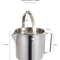 Camping Kettle Stainless Steel Outdoor Coffee Pot For Hiking Picnic Use 4