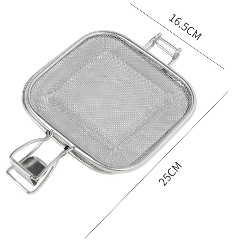 Portable Stainless Steel Sandwich Maker Pan For Camping And BBQ Grilling 3