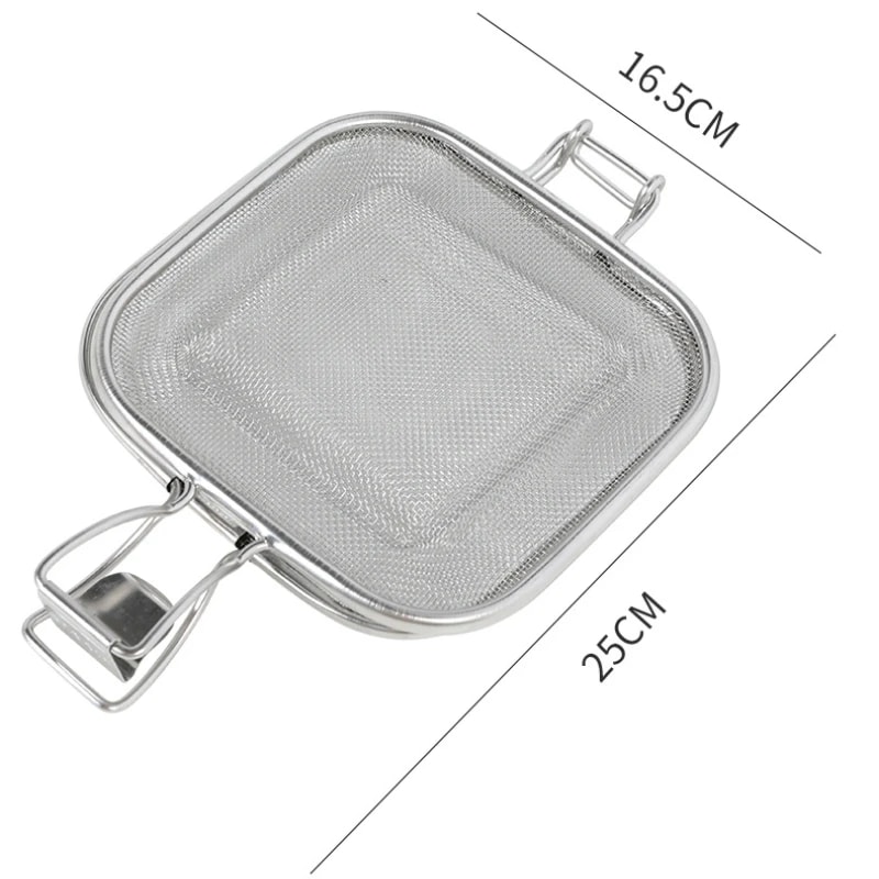 Portable Stainless Steel Sandwich Maker Pan For Camping And BBQ Grilling 3