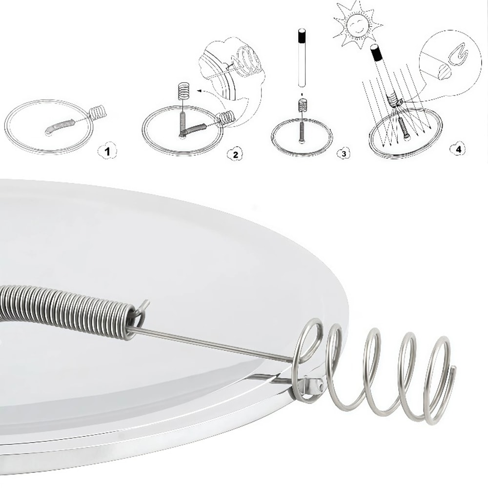 Solar Fire Starter Survival Lighter Waterproof Windproof Camping Tool 4