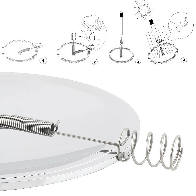 Solar Fire Starter Survival Lighter Waterproof Windproof Camping Tool 4