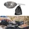 Compact Camping Fry Pan With Foldable Handle Portable Stainless Steel Outdoor Cookware 1