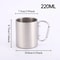 Stainless Steel Camping Mug With Carabiner Handle Portable Travel Cup For Hiking And Outdoor Use 1