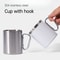 Stainless Steel Camping Mug With Carabiner Handle Portable Travel Cup For Hiking And Outdoor Use 2