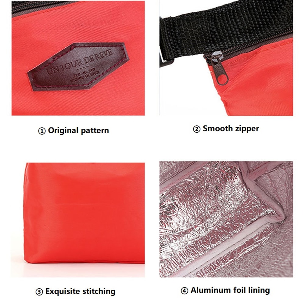 Insulated Lunch Bag Large Soft Cooler For Work Beach And Travel 8