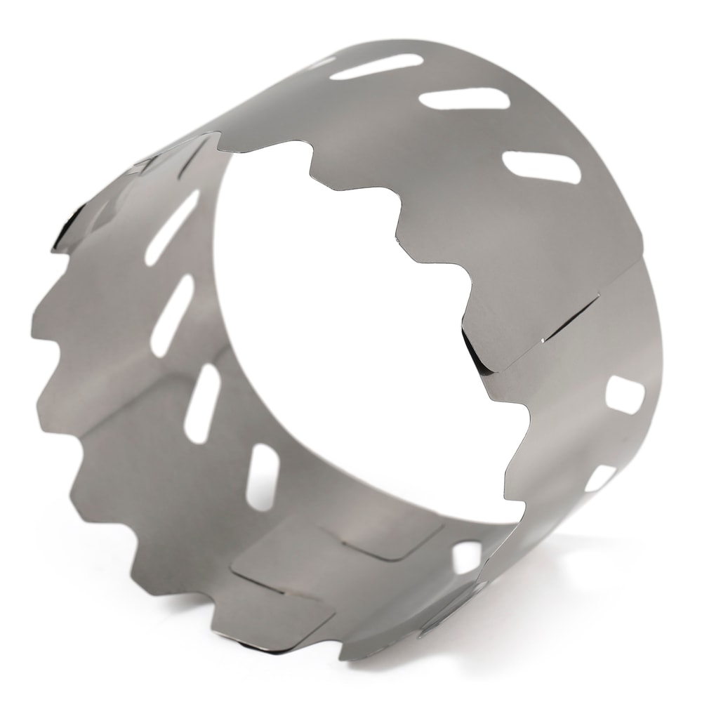 Titanium Camping Windscreen Stove Stand Ultralight Backpacking Gear 2