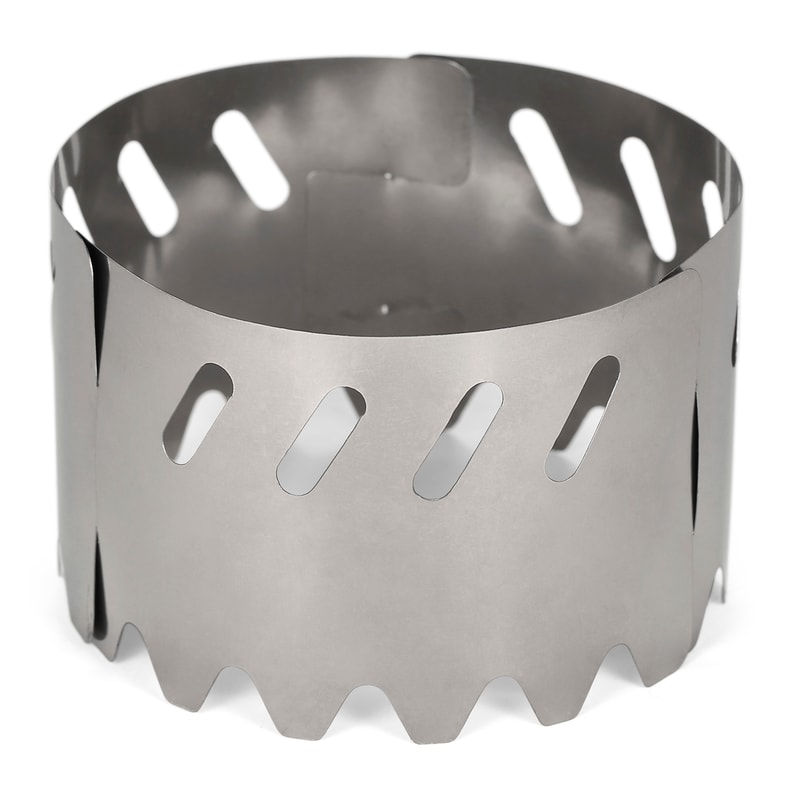 Titanium Camping Windscreen Stove Stand Ultralight Backpacking Gear 6