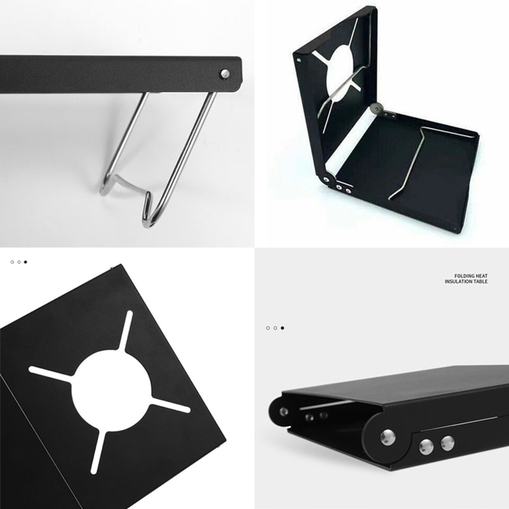 Folding Camping Stove Table Heat Resistant Aluminum Outdoor Cooking Stand