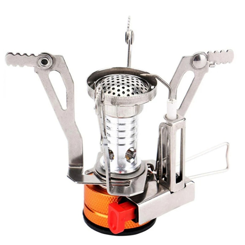 Camping Stove Foldable Gas Burner With Piezo Ignition For Outdoor Cooking 4