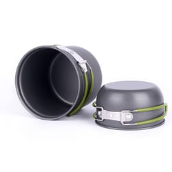 ultralight camping cookware set for hiking compact camping mess kit for outdoor cooking