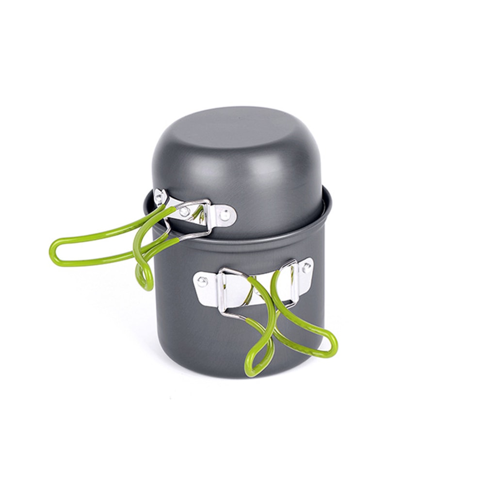 Ultralight Camping Cookware Set For Hiking Compact Camping Mess Kit For Outdoor Cooking 2