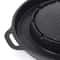 BBQ Hot Pot Grill Pan Dual Cooking Non Stick Camping Cooker 3