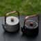 Portable Camping Kettle With Wooden Handle Lightweight Outdoor Teapot Coffee Pot 0