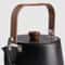 Portable Camping Kettle With Wooden Handle Lightweight Outdoor Teapot Coffee Pot 2