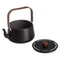Portable Camping Kettle With Wooden Handle Lightweight Outdoor Teapot Coffee Pot 5