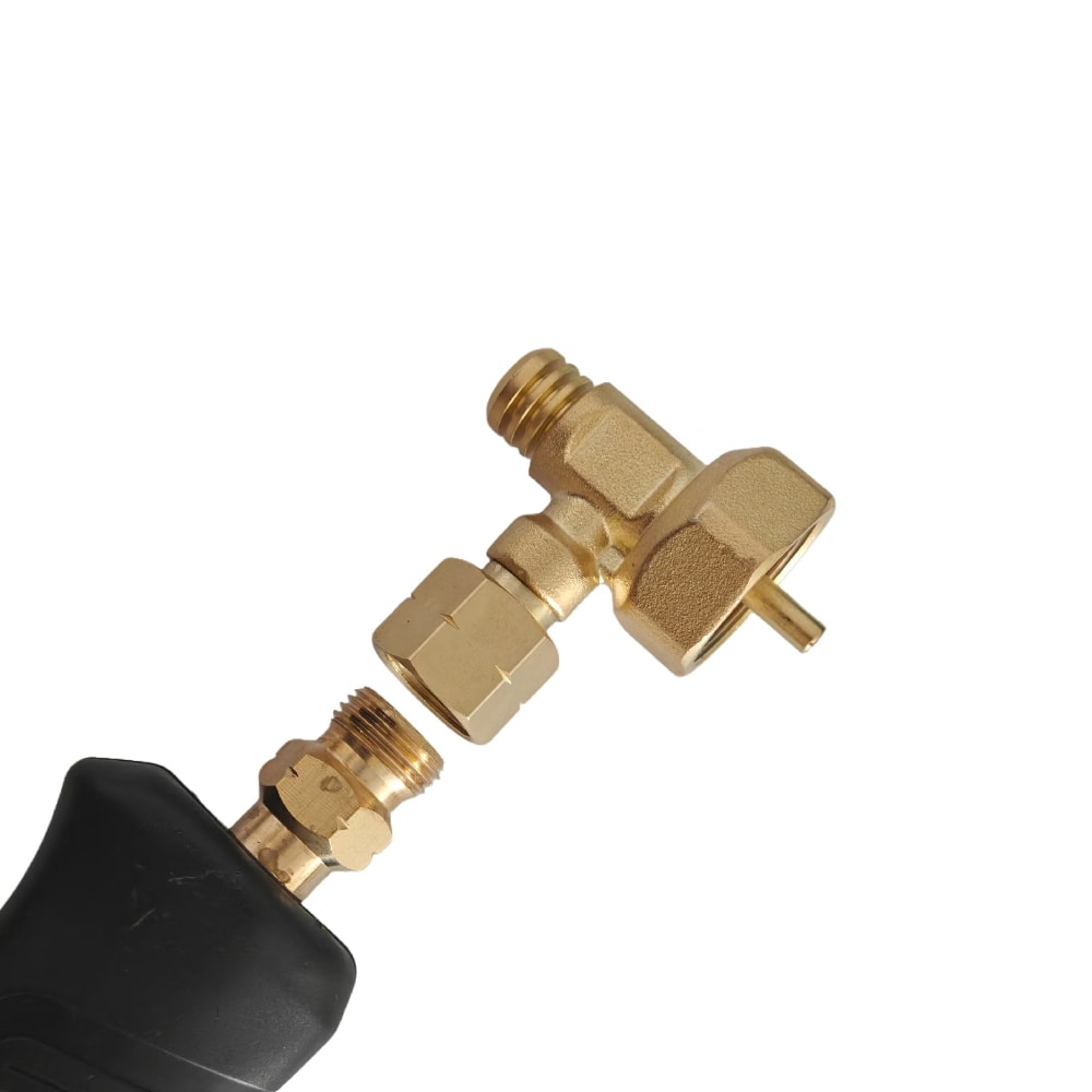 Propane Torch Adapter Elbow For Tanks Leakproof Converter For MAPP Gas Burners 3