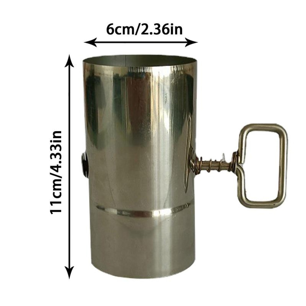 Adjustable Stainless Steel Tent Stove Chimney Pipe With Damper For Camping Outdoor Heating 3