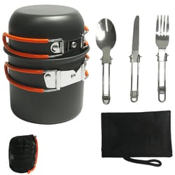 camping cookware set lightweight outdoor cooking kit for hiking picnic trekking