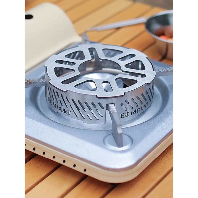 Portable Camping Stove Windscreen Shield Windproof Mini Stove Guard For Outdoor Cooking 6