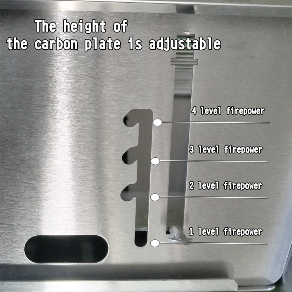 BBQ Grill Folding Camping Stove Stainless Steel Outdoor Barbecue Grill 3