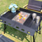 BBQ Grill Folding Camping Stove Stainless Steel Outdoor Barbecue Grill 6