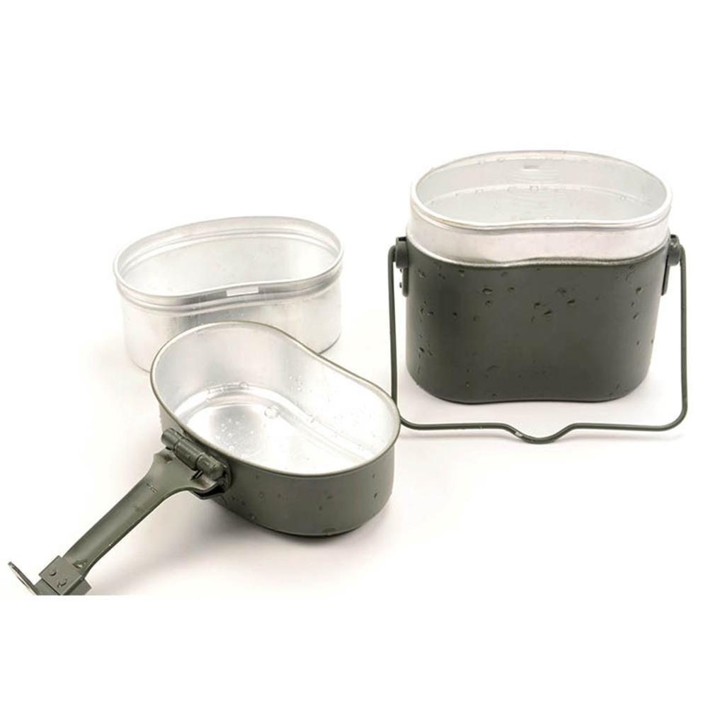 Lightweight Camping Mess Tin Portable Aluminium Cooking Kit for Backpacking & Hiking
