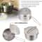 Portable Stainless Steel Camping Cooking Pot With Lid Folding Handle For Hiking And Outdoor Cooking 1