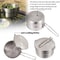 Portable Stainless Steel Camping Cooking Pot With Lid Folding Handle For Hiking And Outdoor Cooking 1