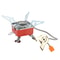 Camping Gas Stove Foldable Windproof Burner For Backpacking Outdoor Cooking 3