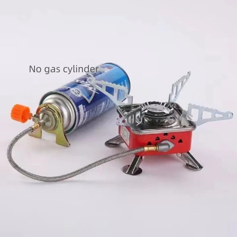Camping Gas Stove Foldable Windproof Burner For Backpacking Outdoor Cooking 4