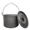 Portable Camping Hanging Pot Non Stick Campfire Cooking Pot For Outdoor Cooking And Hiking 4