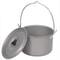 Portable Camping Hanging Pot Non Stick Campfire Cooking Pot For Outdoor Cooking And Hiking 5
