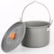 Portable Camping Hanging Pot Non Stick Campfire Cooking Pot For Outdoor Cooking And Hiking 7