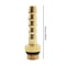 Gas Tank Adapter Brass Camping Gas Converter For Propane Stove Outdoor Use 4