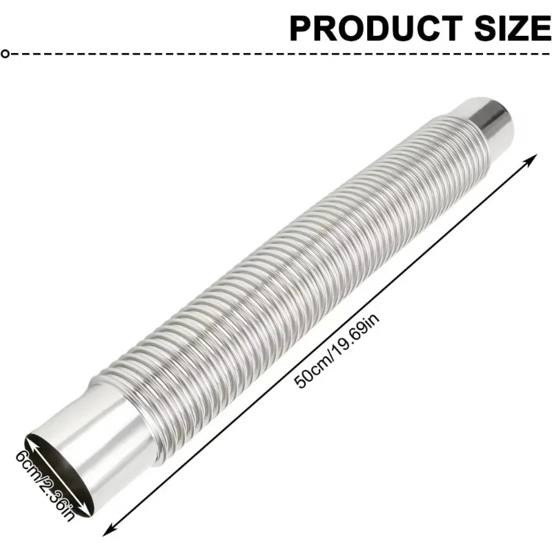 Camping Wood Stove Chimney Pipe Kit Portable Stove Pipe Exhaust Vent For Outdoor Heating 2