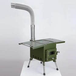 camping wood stove chimney pipe kit portable stove pipe exhaust vent for outdoor heating