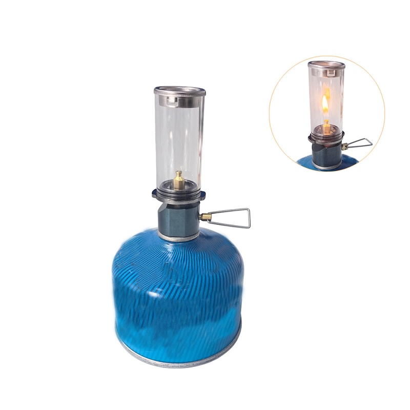 Gas Lamp Butane Lantern Compact Outdoor Night Light 0