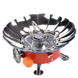 windproof stove foldable mini gas stove for hiking backpacking picnic