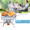 Bread Toaster Foldable Stainless Steel Backpacking Grill Rack