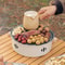 Charcoal BBQ Grill Compact Tabletop Camping Stove For Outdoor Cooking 0