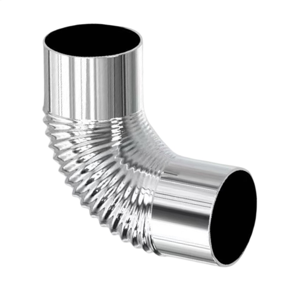 Stainless Steel Stove Pipe Elbow Chimney Connector For Wood Stove And Outdoor Camping 2