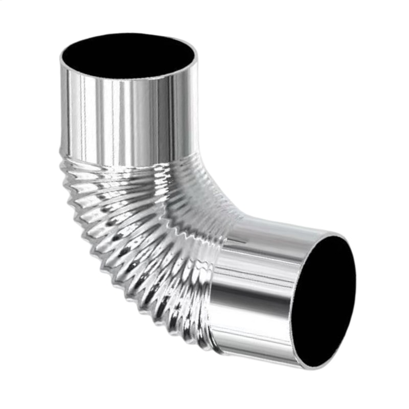Stainless Steel Stove Pipe Elbow Chimney Connector For Wood Stove And Outdoor Camping 2